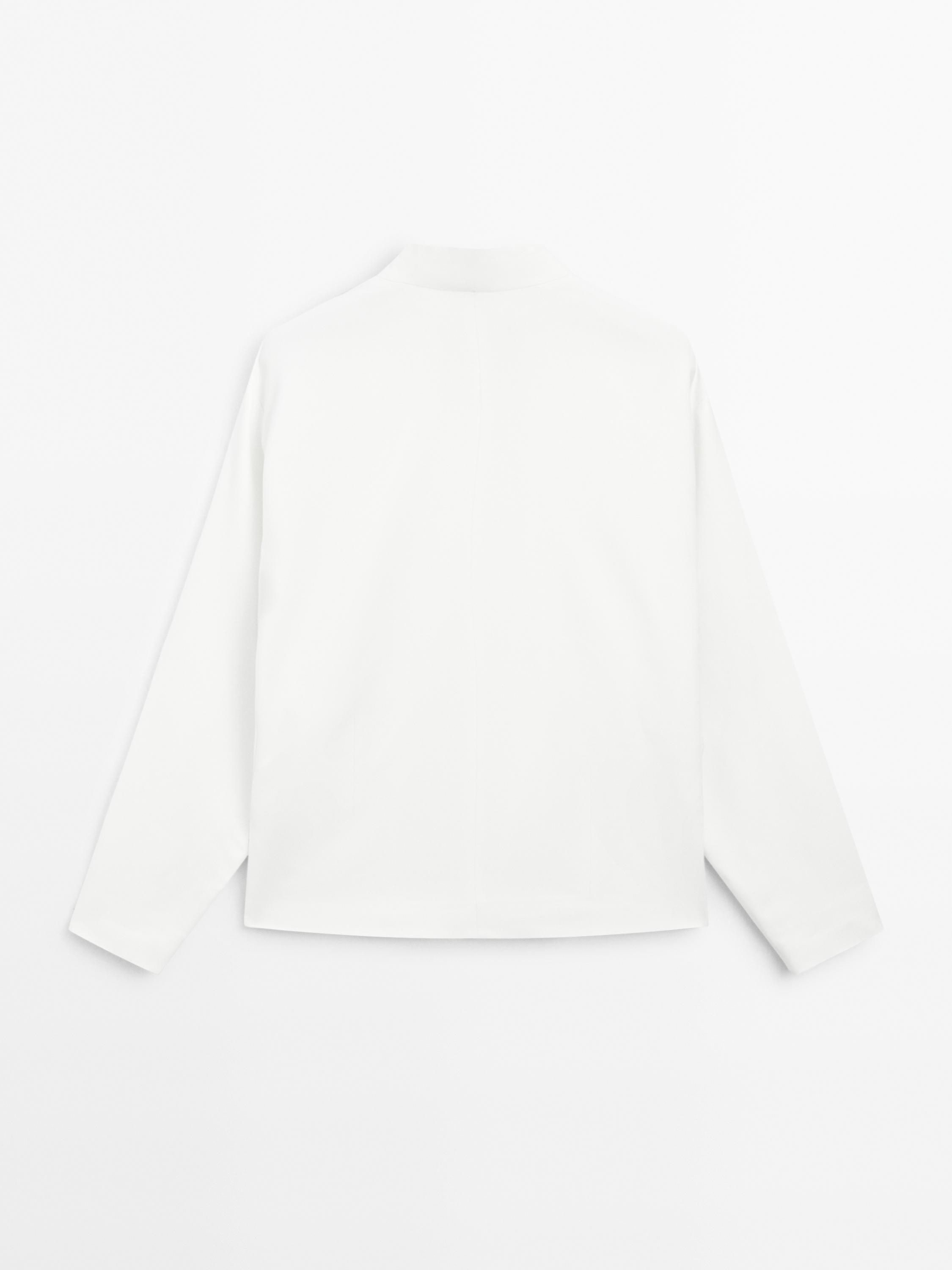 Flowing blazer with gold-toned buttons - STUDIO